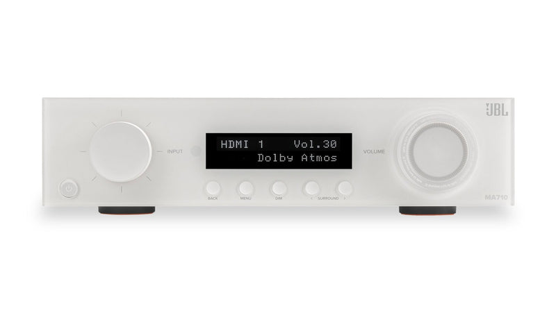 JBL MA710 7.2-Channel 8K AV Receiver - White (JBLMA710WHTAM)