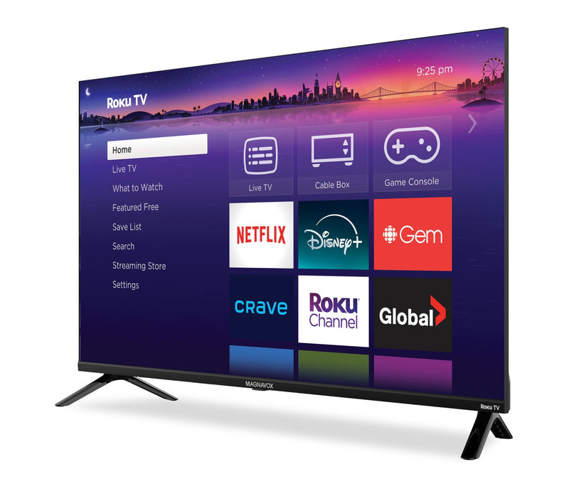 MAGNAVOX 32\" MRTQ QLED Quantum Dot FHD Smart Roku TV (MRTQ3206)