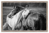 Embrace Framed Artwork with a Stucco Finish – 32\" x 48\"