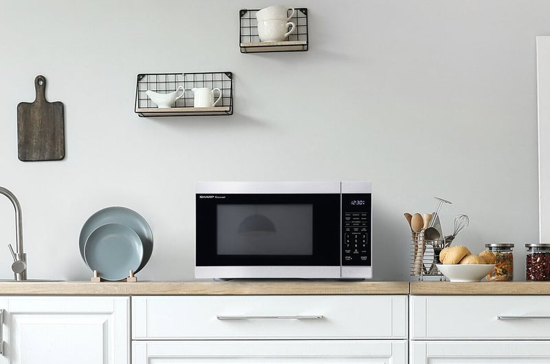Sharp 1.1 Cu. Ft. Carousel® Countertop Microwave - Stainless Steel - SMC1162KSC