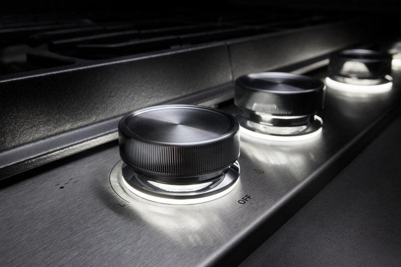 KitchenAid Gas-on-Metal Cooktop with Integrated Wok Grate – Stainless Steel - KCGK736SSS