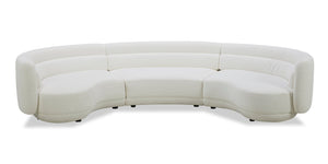 Davvero 3-Piece Sectional - Ivory