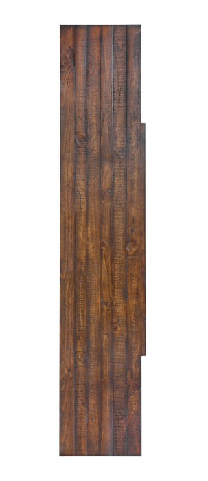 Wesley 90\" Traditional TV Stand with Storage and Cable Management for TVs up to 95\" - Toasted Nutmeg