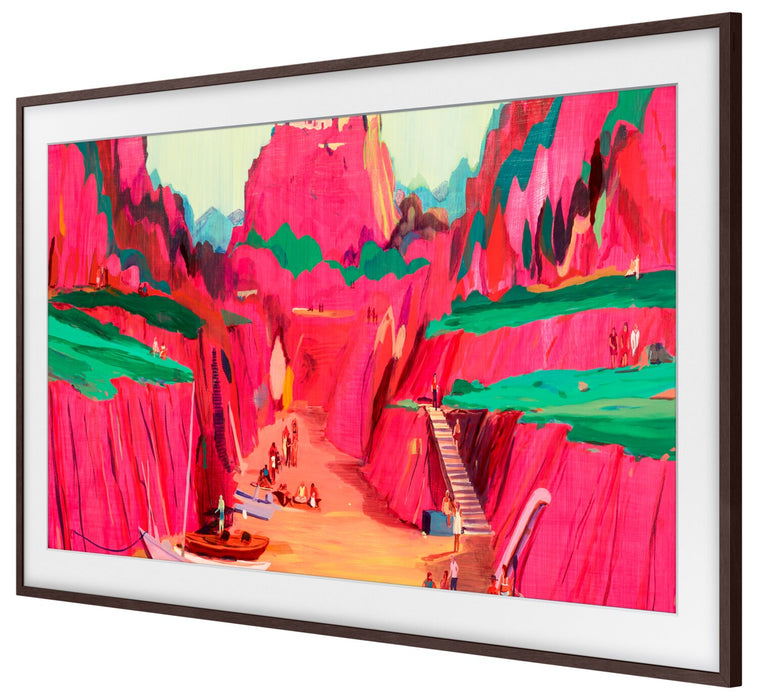 Samsung Customizable Bezel for 75\" The Frame Pro TV - Modern Brown