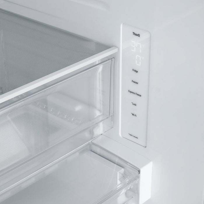 LG 33\" 21 Cu. Ft. French 3-Door Refrigerator – Prime Silver - LF21C6000V