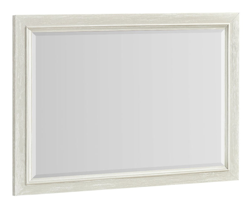 Casa Bedroom Dresser Mirror, Wood, Attachable, Wall Hanging - White