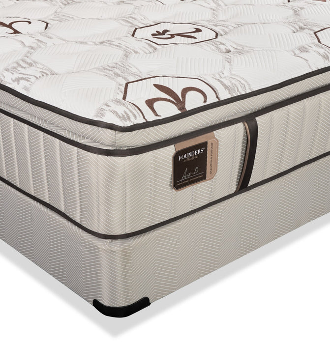 Stearns & Foster® Burnley Luxury Pillowtop Medium Queen Mattress Set