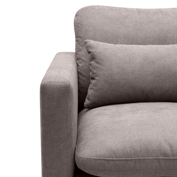 Kortlyn 78\" Linen-Look Fabric Sofa - Grey