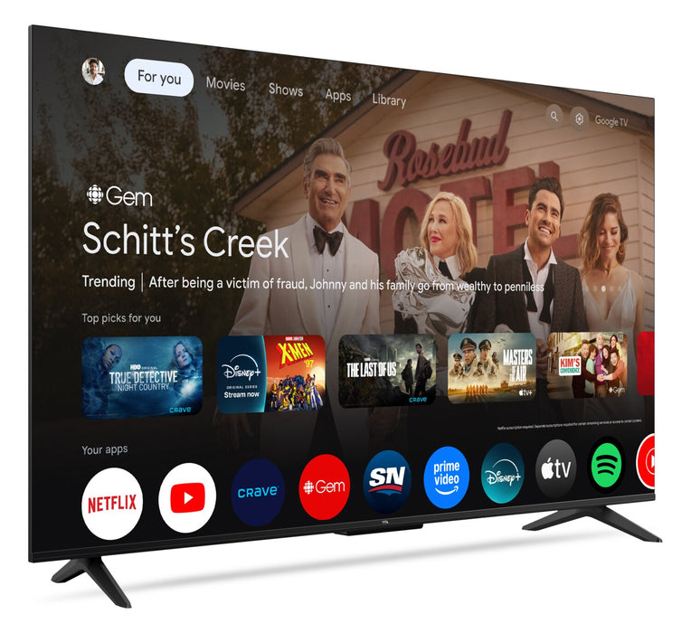 TCL 50\" S45K 4K UHD Google Smart TV