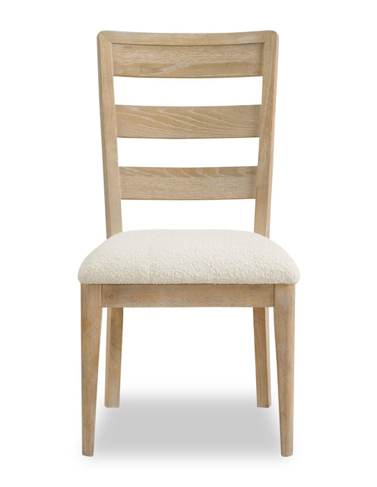 Aspen 5pc Dining Package with 80-104\" Extension Table & 4 Chairs, Fabric - Natural