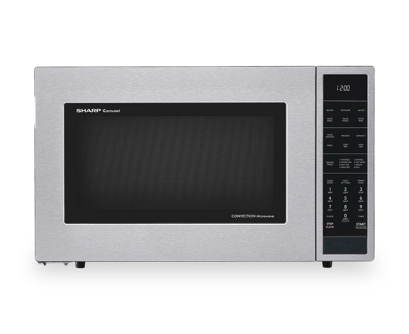 Sharp 1.5 Cu. Ft. Carousel® Countertop Microwave Oven - Stainless Steel - SMC1585KS