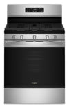 Whirlpool 30\" 5.0 Cu. Ft. Gas Range with Air Cooking – Fingerprint Resistant Stainless Steel - WFGS4530SZ