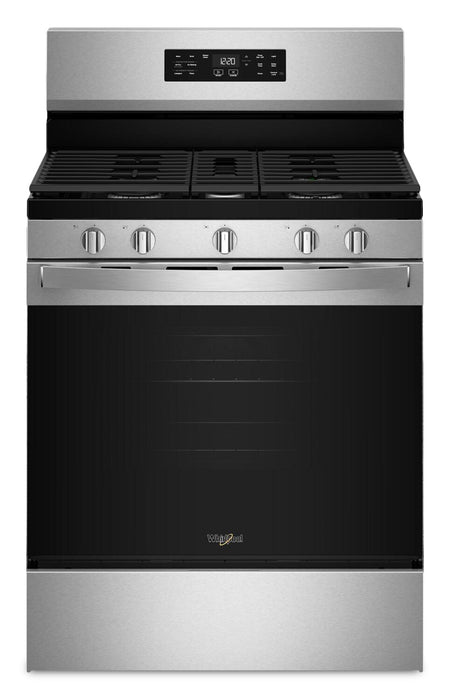 Whirlpool 30\" 5.0 Cu. Ft. Gas Range with Air Cooking – Fingerprint Resistant Stainless Steel - WFGS4530SZ