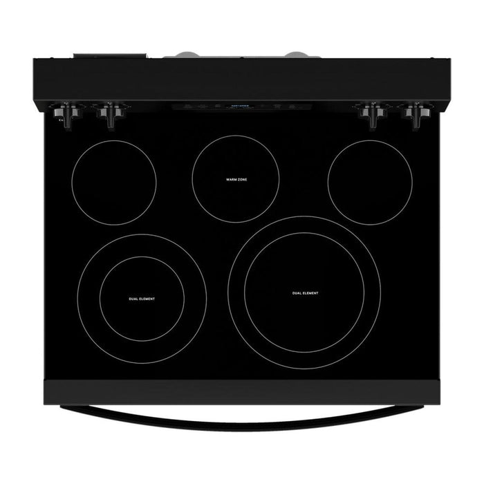 Whirlpool 5.3 Cu. Ft. Electric Range with No Preheat Air Fry - Black - YWFES5030RB