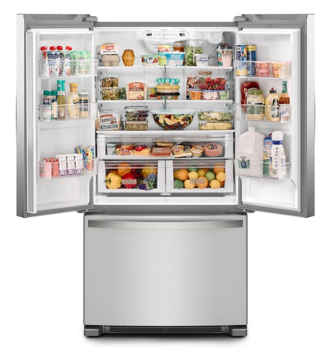 Whirlpool 36\" 20 Cu. Ft. Counter-Depth French-Door Refrigerator - Stainless Steel - WRFC2036RZ 