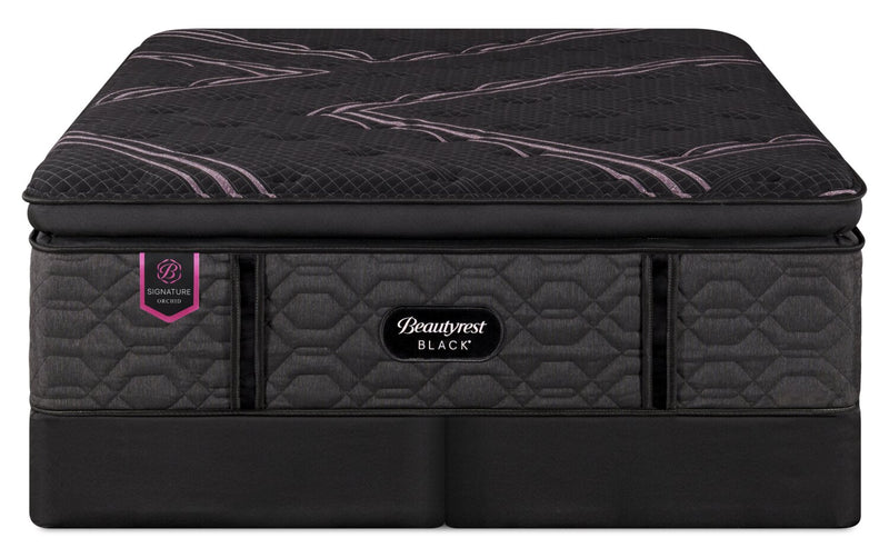 Beautyrest Black Signature Orchid Euro Pillowtop King Mattress Set