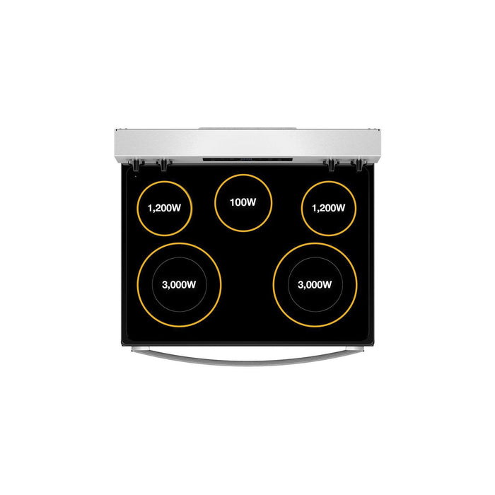 Whirlpool 5.3 Cu. Ft. Electric Range with Air Cooking - Black - YWFES4530SB