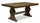 ["Clara Dining Table with 68-86##PACKAGEDETAILSquot;W Extension, Trestle Base - Brown"]