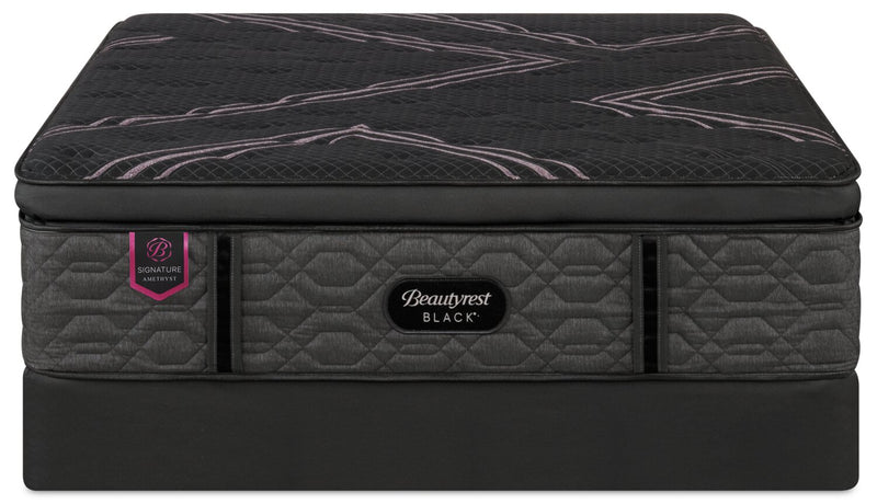 Beautyrest Black Signature Amethyst Eurotop Queen Mattress Set