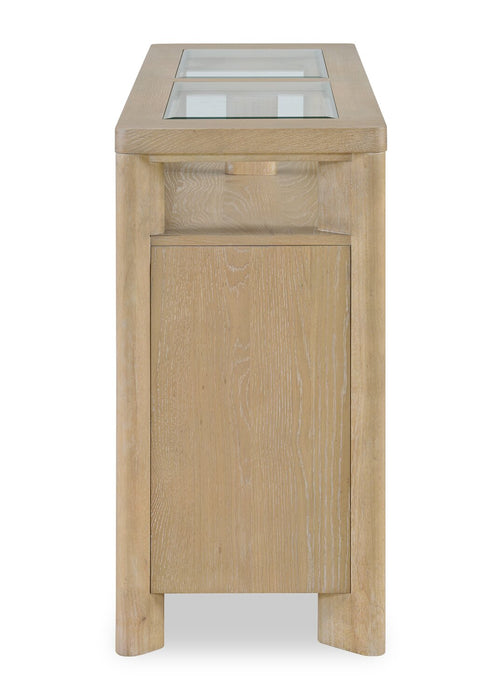 Aspen Dining Server, 64\"W, Wine & Stemware Racks, 3 Drawers & 2 Doors - Natural