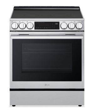 LG 6.3 Cu. Ft. Smart Electric Range with Air Fry – Fingerprint Resistant Stainless Steel - LSEL6335XE 