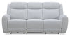 Reign 87\" Fabric Power Reclining Sofa with USB Ports - Bronco Stone Grey