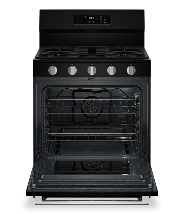Maytag 5 Cu. Ft. Convection Gas Range with No Preheat Air Fry - Black - MFGS6030RB