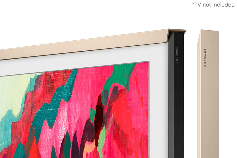 Samsung Customizable Bezel for 65\" The Frame Pro TV - Beveled Sand Gold