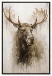 Majestic Moose Framed Canvas Artwork – 31