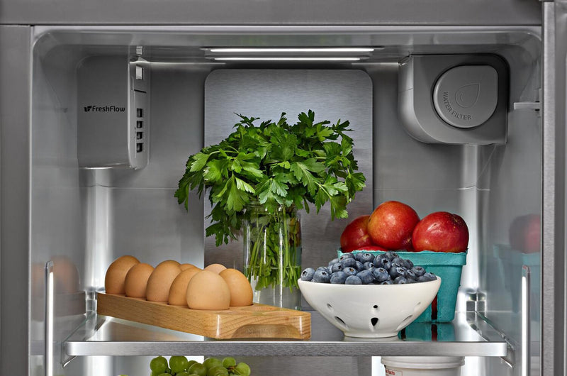 KitchenAid 36\" 29 Cu. Ft. Side-by-Side Refrigerator - Fingerprint Resistant Stainless Steel - KRSF536RPS 