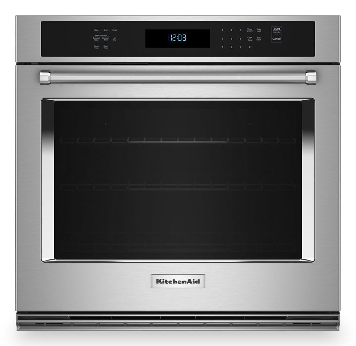 KitchenAid 30\" 5 Cu. Ft. Single Wall Oven with Air Fry - KOES530PSS