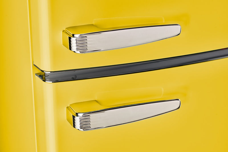 Unique Classic Retro 24\" 11 Cu Ft. Top Freezer Refrigerator - Canary Yellow - UNQ-310L Y TM