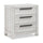 ["Haven Bedside 3-Drawer Nightstand with USB Port, 26##PACKAGEDETAILSquot;W x 28##PACKAGEDETAILSquot;H - White"]