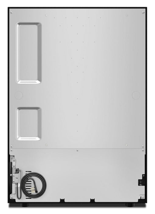 KitchenAid 24\" Beverage Centre with Wood-Front Racks – Black and Stainless Steel - KUBL524SSB