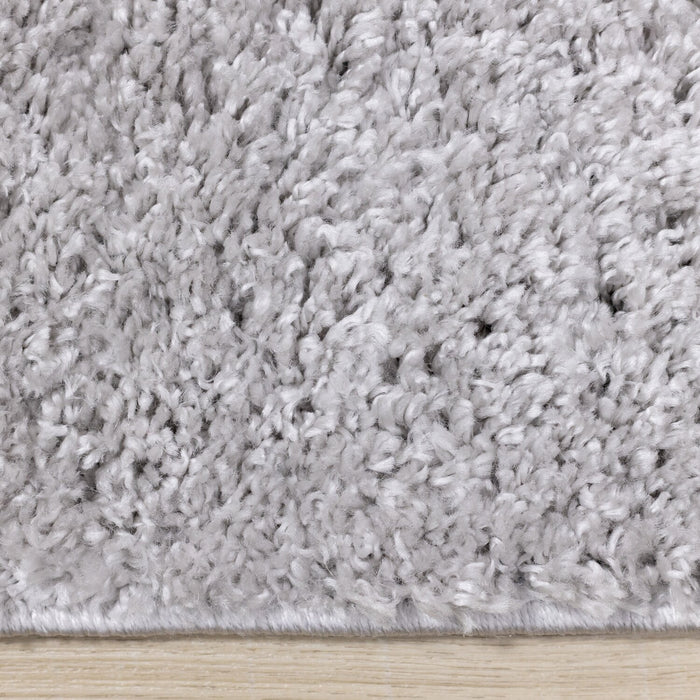 Pascal Grey Shag Area Rug - 5'3\" x 7'7\"