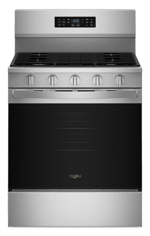 Whirlpool 5.0 Cu. Ft. Gas Range with Air Cooking – Fingerprint Resistant Stainless Steel - WFGS5730SZ