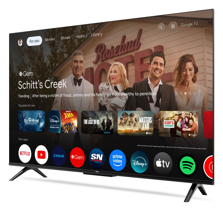TCL 43\" S45K 4K UHD Google Smart TV