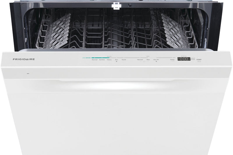 Frigidaire 24\" 49 dBA Top-Control Dishwasher with DishSense® Technology - White - FDHP4336AW