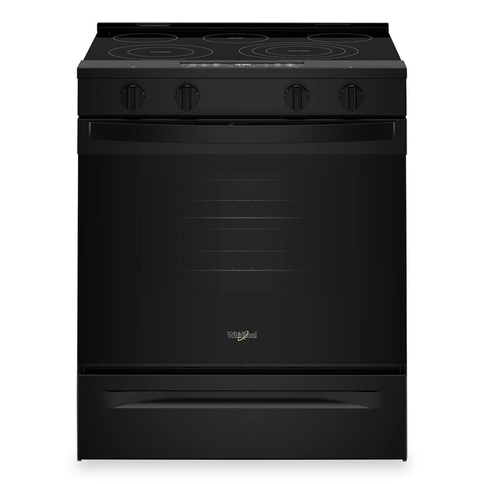 Whirlpool 30\" 5.3 Cu. Ft Electric Range with Air Cooking – Black - YWSES5030SB