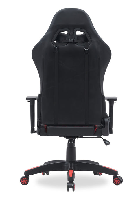 Hawk 27.5” Ergonomic Gaming Chair - Black & Red