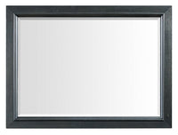 Casa Bedroom Dresser Mirror, Attachable, Wall Hanging, Wood - Black 