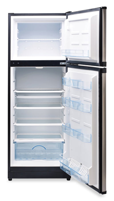 Off-Grid by Unique 10.3 Cu. Ft. Solar-Powered 12/24 DC Top-Mount Refrigerator - Stainless Steel - UGP-290LSS