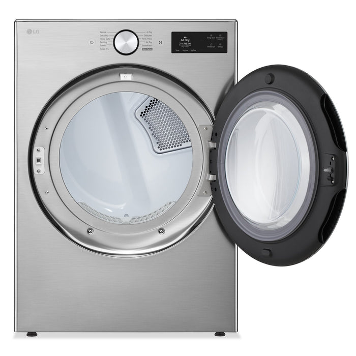 LG 7.4 Cu. Ft. Smart Front-Load Electric Dryer with AI Sensory Dry - Graphite Steel -  DLEX5800V