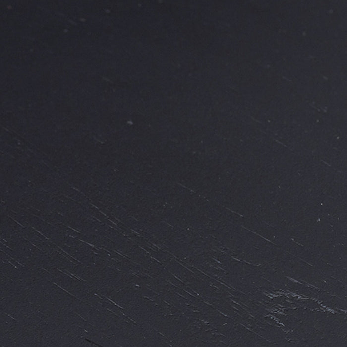 Kort & Co. Sol Dining Chair with Curved Ladder-Back - Black