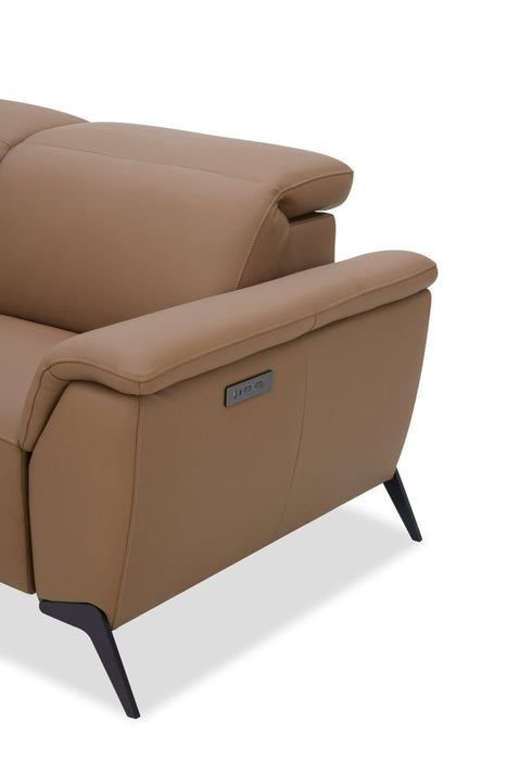 Valencia 5-Piece Left-Facing Power Reclining Sectional - Blanca Macha