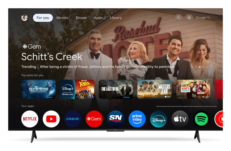 TCL 75\" S45K 4K UHD Google Smart TV