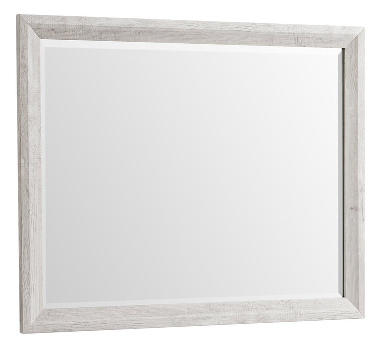 Lark Bedroom Dresser Mirror - Rustic White