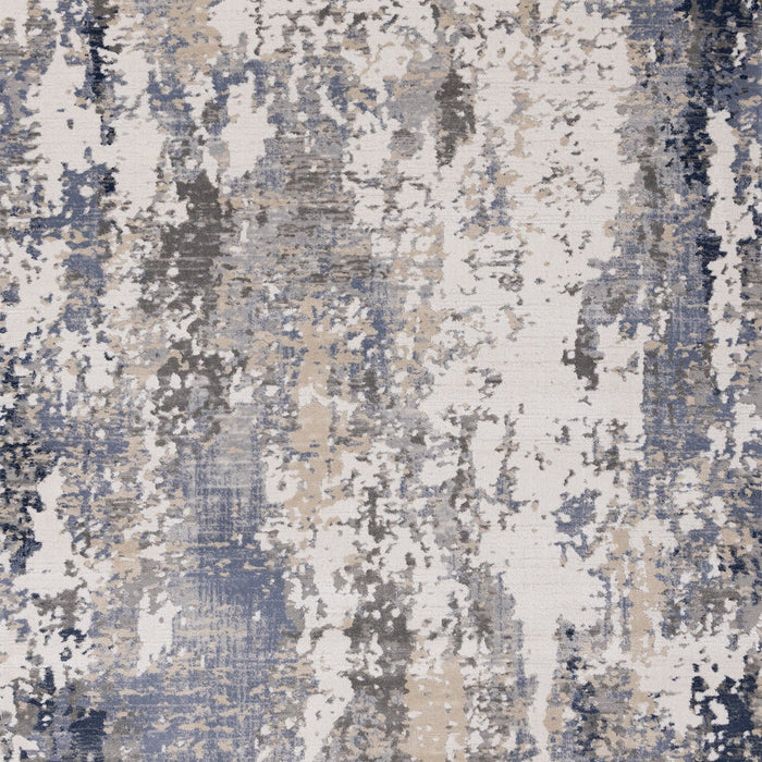 Lucas 7'10\" x 10'6\" Distressed Area Rug – Blue