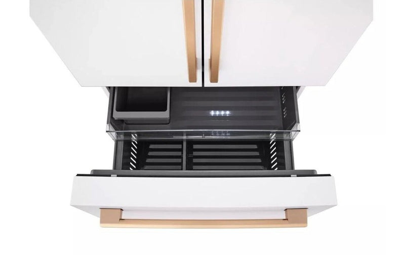 LG Studio 36\" 27 Cu. Ft. Smart Counter-Depth MAX™ French-Door Refrigerator - Essence White - SRFB27W3