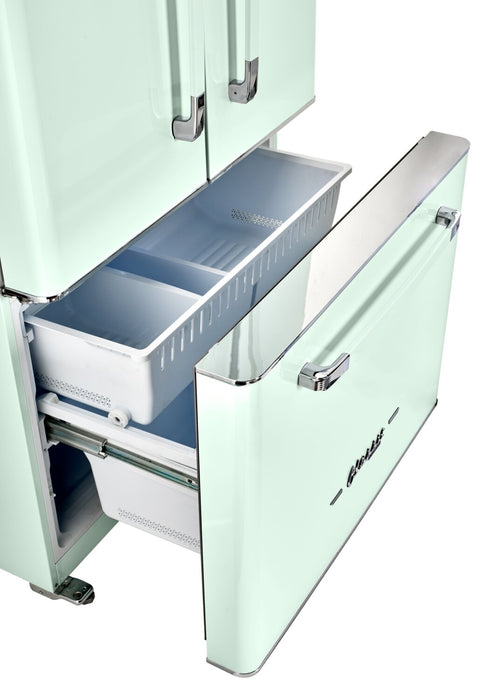 Classic Retro by Unique 36\" 21.4 Cu. Ft. Counter-Depth Refrigerator - Summer Mint Green - UGP-595L LG AC